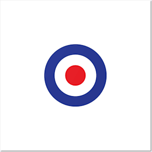 Brit pop, British Mod culture, Scooter, roundel Posters and Art